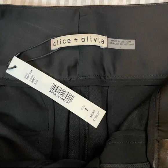 Alice + Olivia Leather Leggings - Picture 5 of 5